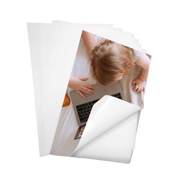 A4 Size Sticker Paper Laser Print Labels - Heat Resistant Synthetic Adhesive