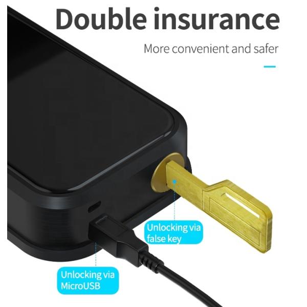 35mm-50mm Anti Theft Intelligent Electronic Lock Tuya Fingerprint Lock