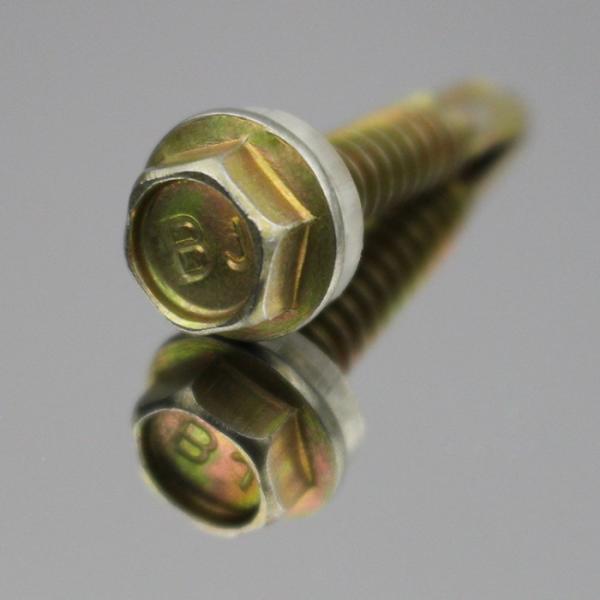 Din Zine Plated Hexagonal Head M3 M4 M5 Self Tapping Screw With Washer