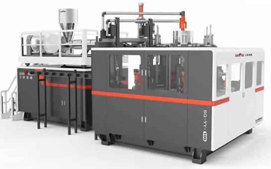 Servo Motor Blow Molding Equipment For Oil Bottle / Plastic Fuel Bottle