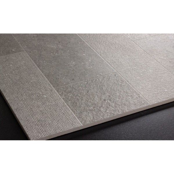 Retro 600x600mm Gray Outside Floor Paving Ceramic Tile Eco-Friendly Tiles For Building And Plaza
