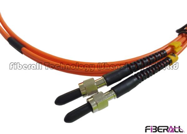 High Power Optical Fiber Patch Cord Fiber Optic Jumper SMA905 to SMA 905 MM OM1 62.5/125μm Duplex