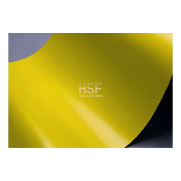 80μm Base Film 25μm Emboss Depth Yellow-Black Dual-Color CPP Film for High-End Stationery & Industrial Marking