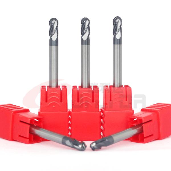 4mm 1/8 Inch Diamond Ball End Mill For Steel 4 Flutes RLD Tools