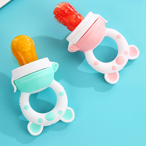 Food Grade Soft Customized Baby Feeding Silicone Pacifier  		Baby Fruit Food Feeder Pacifier