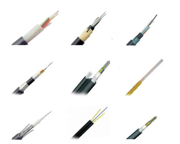 0.9~15mm Fiber Optic Cable Type 1 To 144 Fiber G652D G657 OM3 OM4 OM5