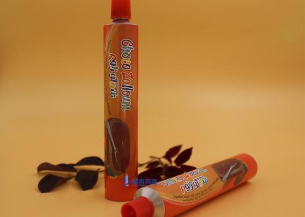 Soft Printed Mental Food Squeeze Tubes Dia 13.5mm - Dia 40mm HPPE Cap