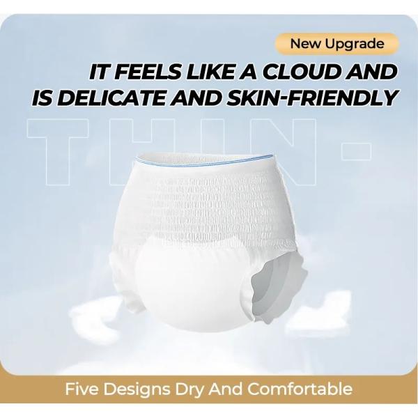 Pantalones para adultos de un solo uso Muebles de muestras gratuitas Pantalones para ancianos Pantalones para adultos de alta absorción