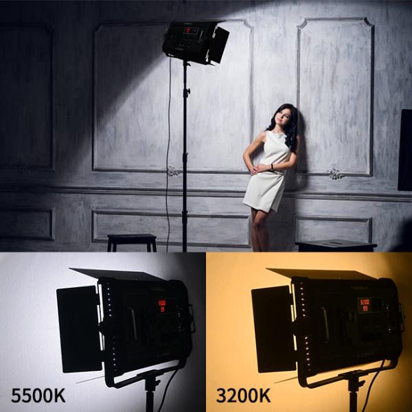 Одиночный фотограф цвета 5500K профессиональный освещает CE света панели видео 10000lm 0-99%