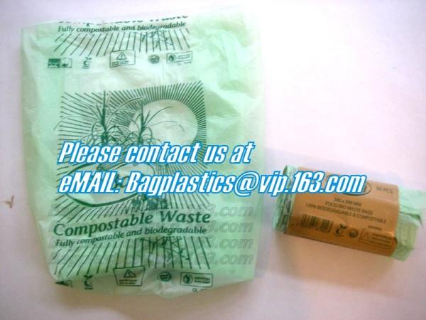 BIO BAGS, COMPOSTABLE SACKS, oxo-biodegradable bag, Oxo biodegradable garbage bags on roll
