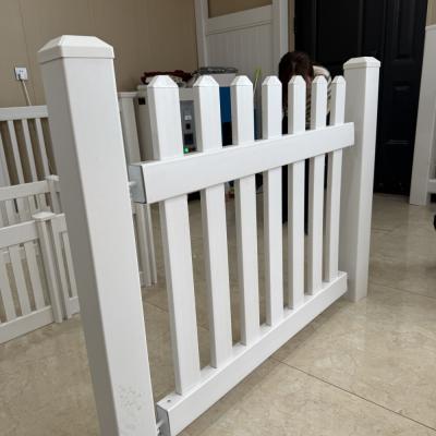Smooth Surface Without Burrs Pvc Picket Fence For Sale Tough UV resistant