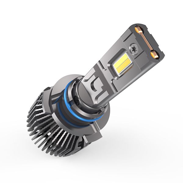 H11 APP Controlled Tri Color Car LED Headlight Dual Copper Cooling 6800LM IP68 12V