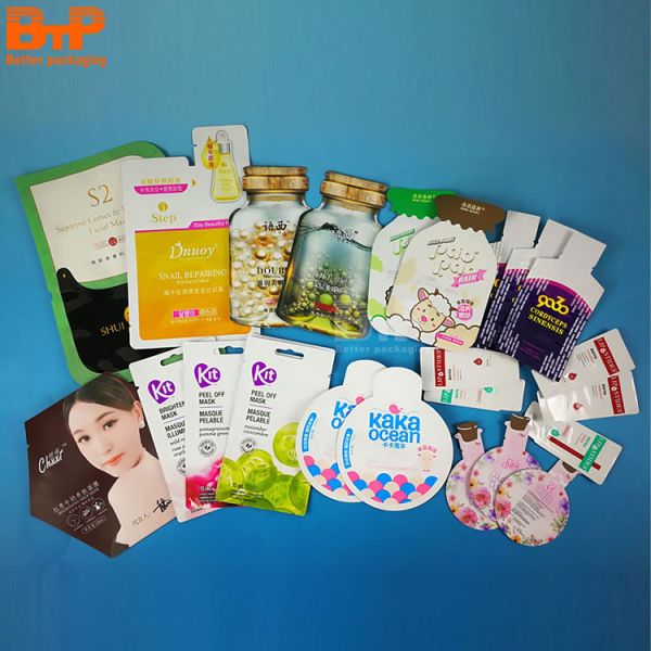 Aluminum Foil Bottle Pouch Bags Cosmetic Skincare Sample Sachet Plastic Bag