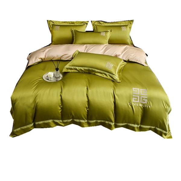 Modern Style Embroidery Duvet Cover for Wedding Luxury Bed Sheets ADS02 Cotton Sheet Set