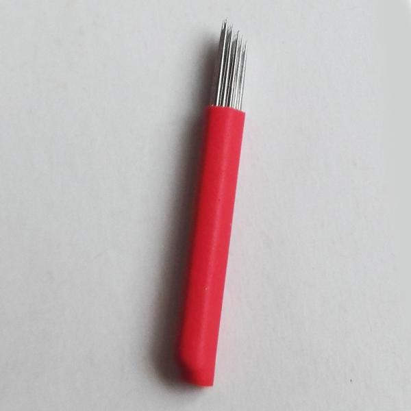 Round 17RL Fog 3D Emberiory Manual Pen Permanent Makeup Needles Blade for Lip