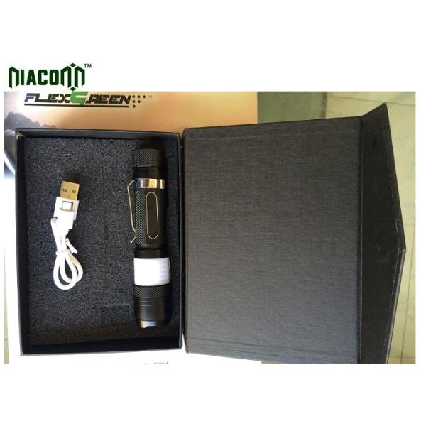 USB Small Powerful Led Torch , 10w Small Torch Light With Red COB