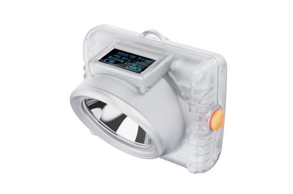 Inductive Charging OLED Display Rechargeable Mining Headlamp Cordless Miner Lamp