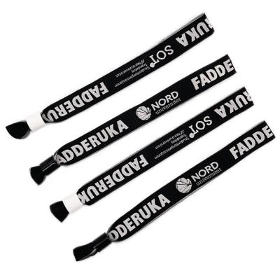 Festival Custom Woven Bracelets Personalised Event Wristbands