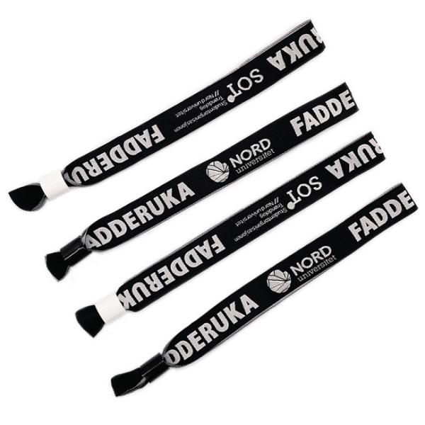 Festival Custom Woven Bracelets Personalised Event Wristbands