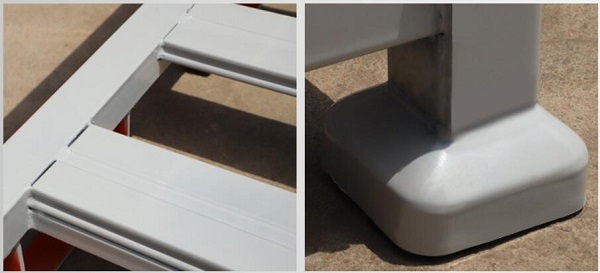 Powder Coated Steel Stackable Pallet Racks 1200*1200*1100mm For Goods Turnover