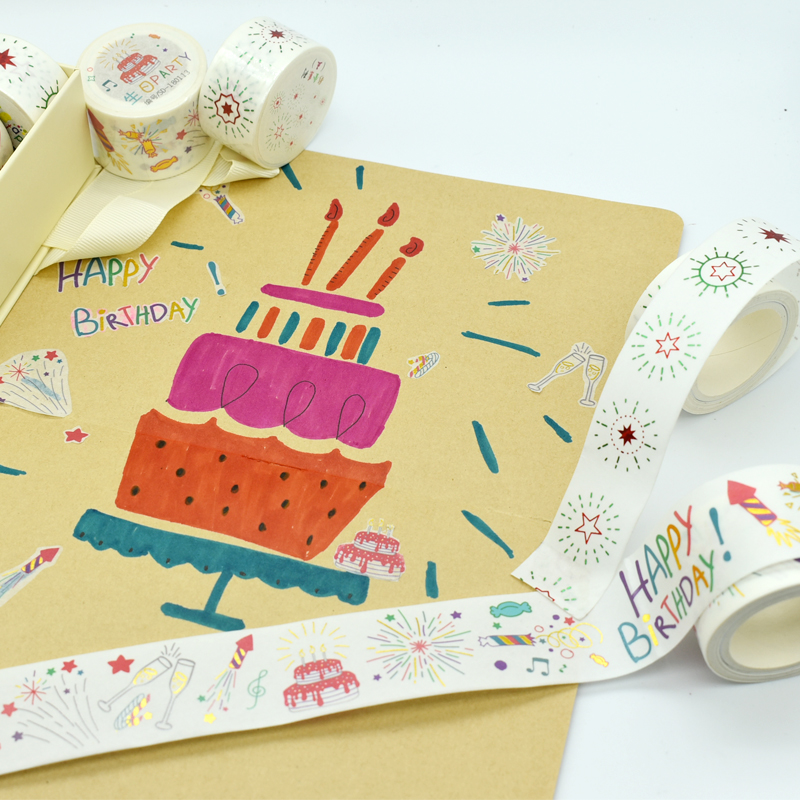 Отсутствие ленты Washi фольги выпарки для Scrapbook ремесленничества