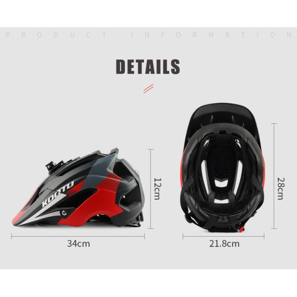 Breathable MTB Mountain Bike Helmet 415g EPS Material 8-15 Air Vents
