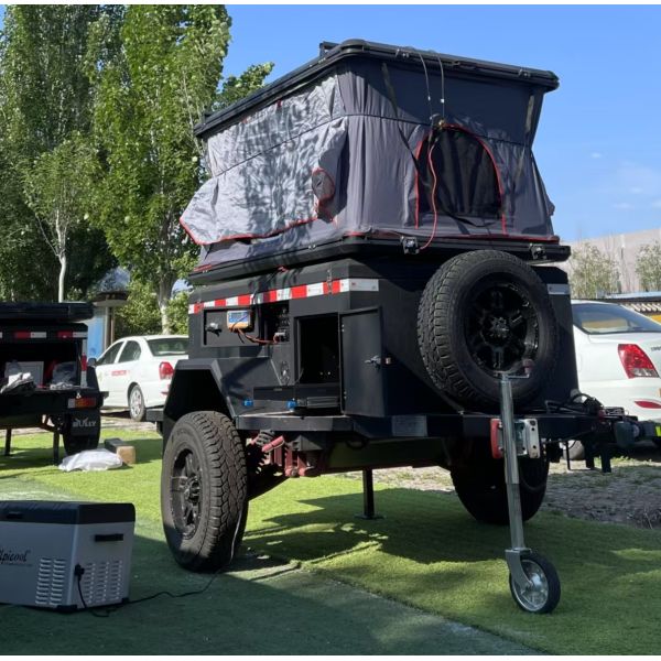 Small Mini 4x4 off Road Outdoor Self-driving Luxury Trailer Overland Camping caravan Rv Travel Camper Trailer