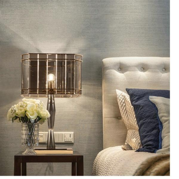 Postmodern Bedroom Light Luxury Table Lamp Nordic Living Room Simple Creative Glass Table Light