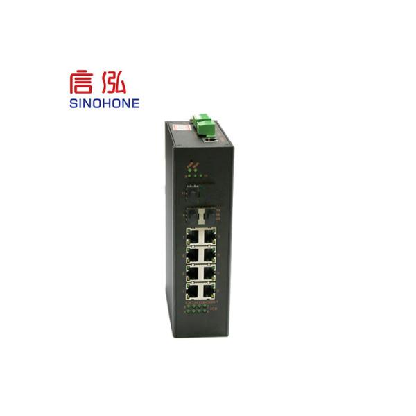 9 Ports Management 100/1000 Poe Gigabit Ethernet Fiber Optic Network Switch