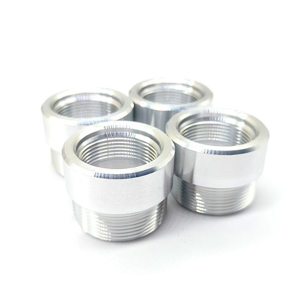 6061 6063 6082 Aluminum Speaker Adjustment Collar CNC Threaded Ring For Acoustic Mounting