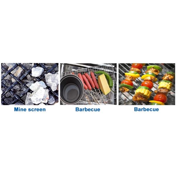 Простая сплетенная ячеистая сеть волнистой проволки нержавеющей стали апертуры 32mm