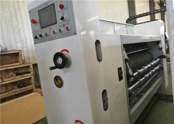 4 Colors Printer Rotary Die Cutter For Corrugated Fruit Carton Box Machine