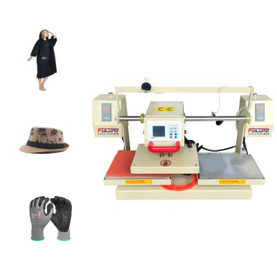 Máquina automática da transferência térmica de Fulund, máquina da sublimação para camisas com placa da caneca
