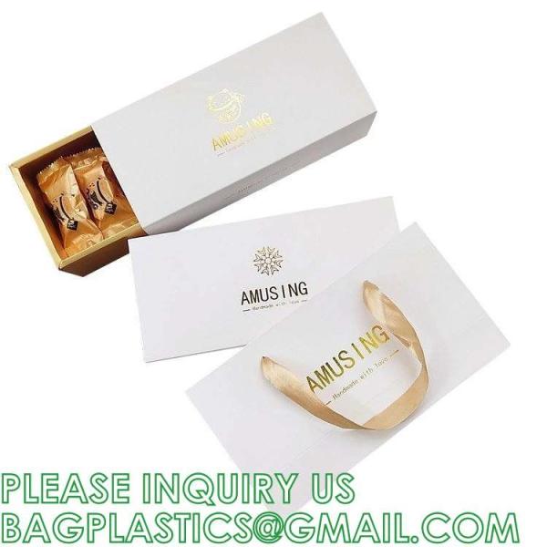 Rectangle Drawer Kraft Boxes Small Cardboard Present Packaging Boxes For Party Favor Treats, Candy And Jewelry Crafts