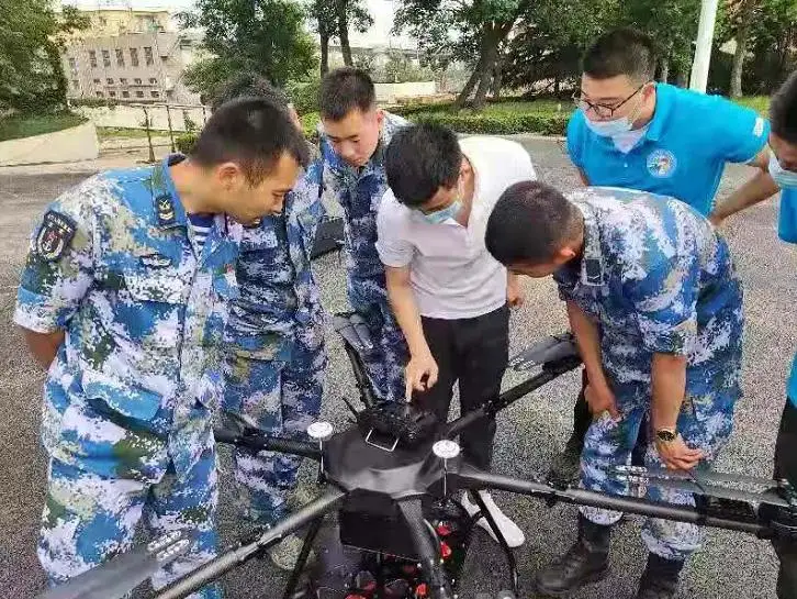 MYUAV Mtow 50 kg Drone Atado Alimentado por la Estación de Energía de Tether Drone de Gran Carga