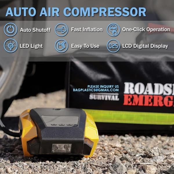 Roadside Survival Kit, First Aid Kit, Emergency Car Kit, Safety Tool Kit, Car Kit, Vehicle Safety Tool Auto