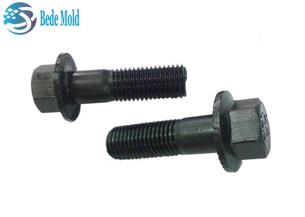 Hex Head Flange Bolts 12.9 Grade Alloy Steel Materials Phosphated Treatment DIN 6721