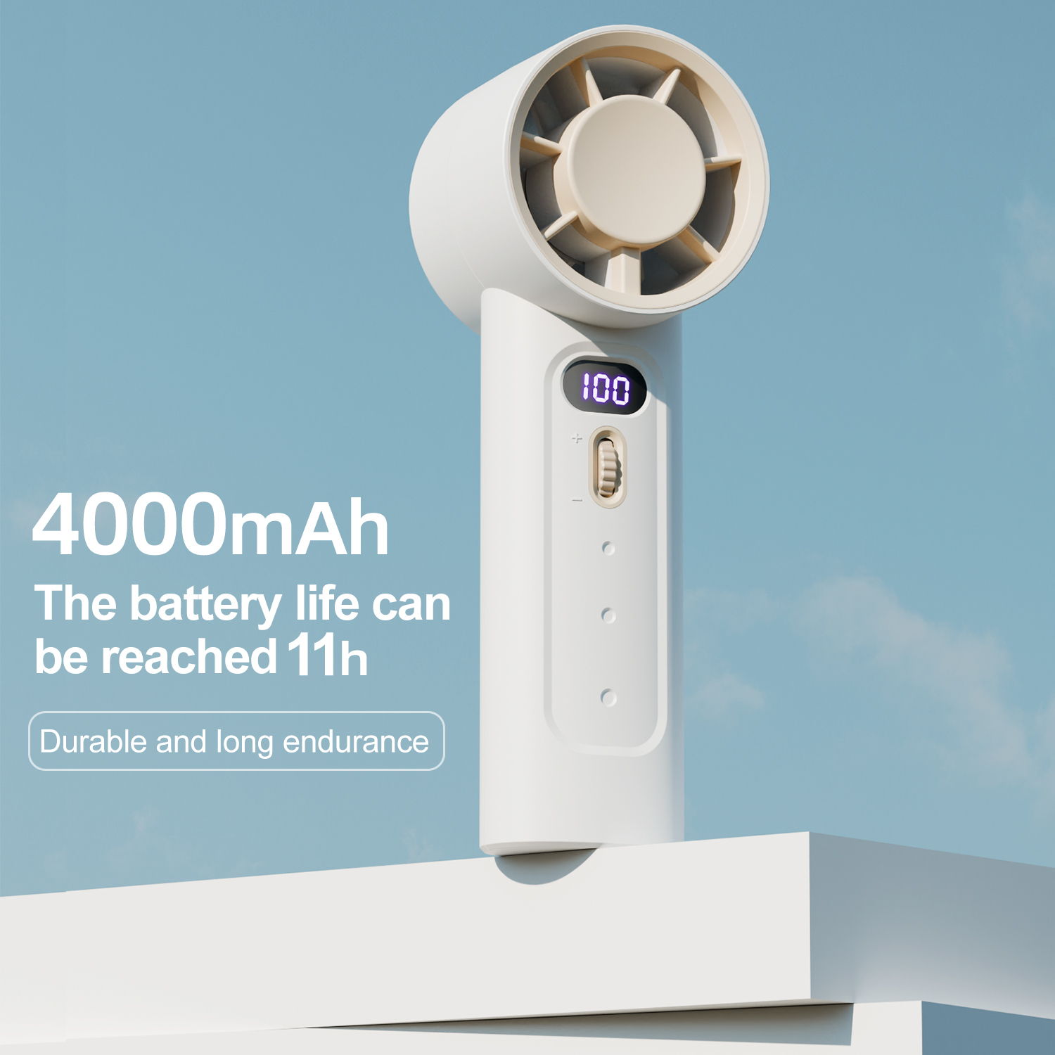 2024 New Arrival Outdoor USB Mini Rechargeable Wireless Portable Semiconductor Refrigeration High Speed Air Cooling Fan