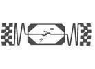 Étiquettes RFID personnalisées en incrustation mouillée E42 Impinji Monza 4 Chip
