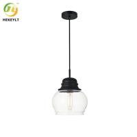 Espace libre pendant E26 de lumière de décoration en verre moderne d'intérieur de dôme