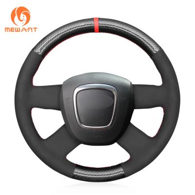 Audi Q5 Q7 A3 8P Sportback A4 B8 B7 A6 C6 Avant 4-Spoke Carbon Steering Wheel Cover