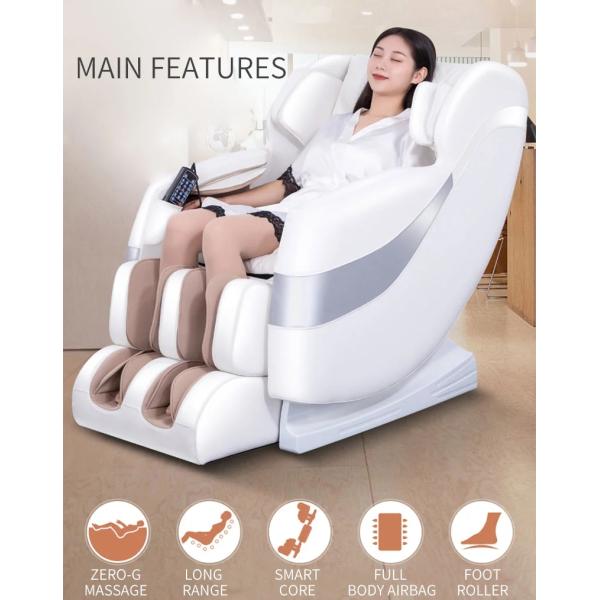 3d Zero Gravity Full Body Massage Machine Chair Rohs ISO9001 ODM