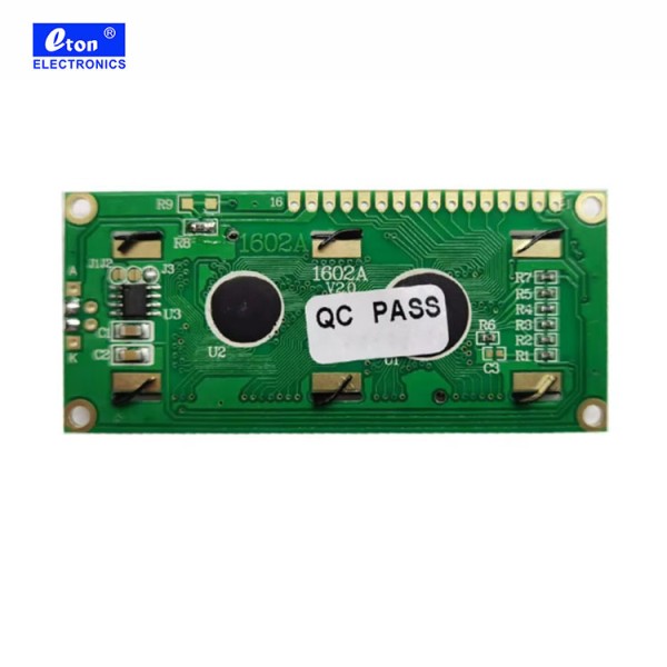 Small Alphanumeric LED Backlight Display 2x16 Character Panel LCD Monochrome Cob Type