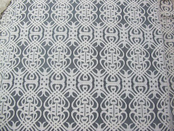 Grey Voile Cotton Nylon Lace Fabric / Elastic Knitted Lace Fabric SYD-0003