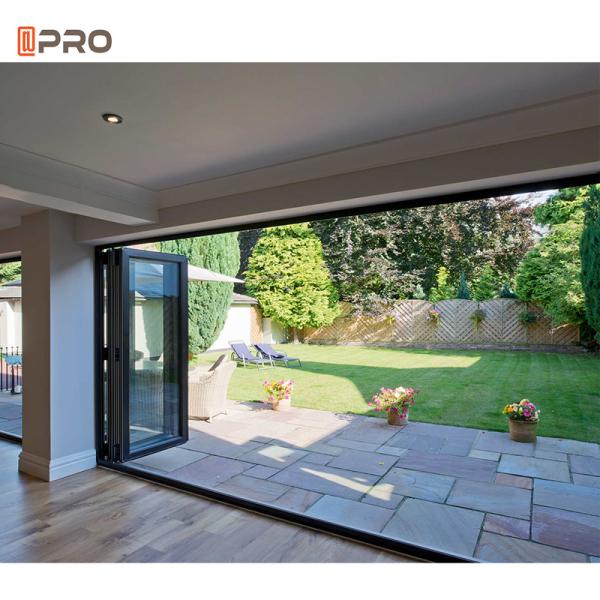 Powder Coating Aluminum Bifold Doors heat preservation