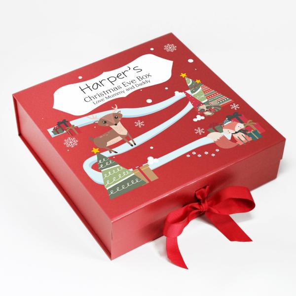 Recycled Corrugated Carton Christmas Gift Boxes Postal Paper Mailer Packaging Luxury