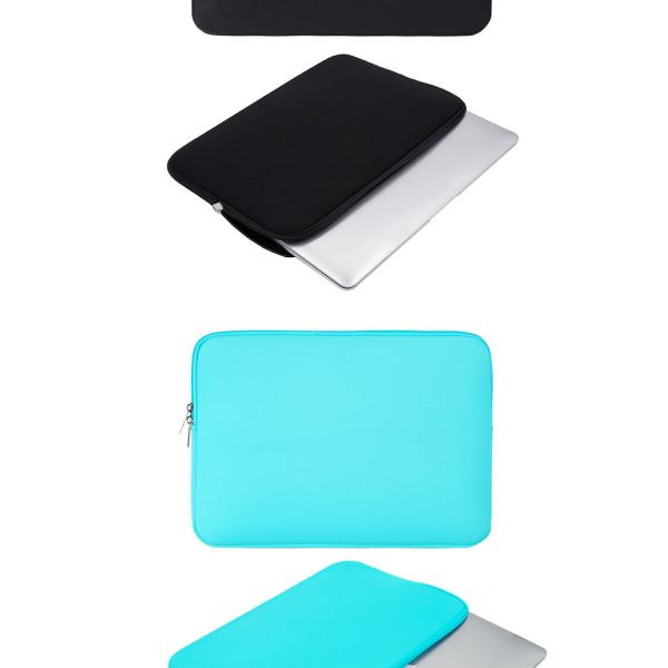Customized Sky Blue Neoprene Laptop Bags for 12 13 15 inch Good Material from Chinese
