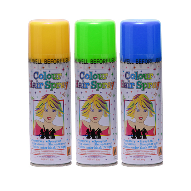 подгонянное Multicolor лака для волос цвета яркого блеска 250ml временное Washable
