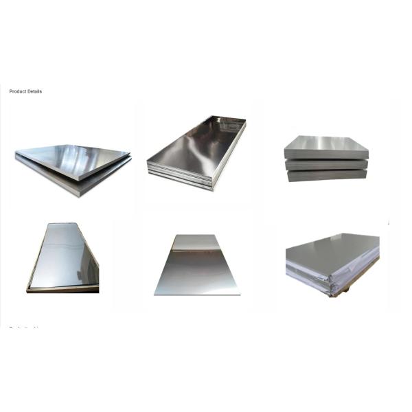 Thickness 2mm Stainless Steel Metal Plates BA 2B Finish 201 304 316 316L