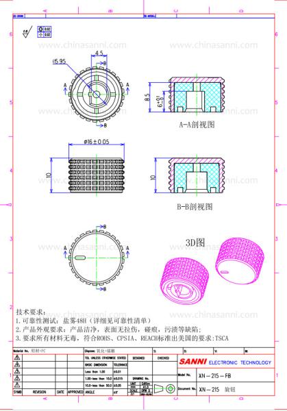 Standard Black Custom Potentiometer Knobs Essential Tool For Business